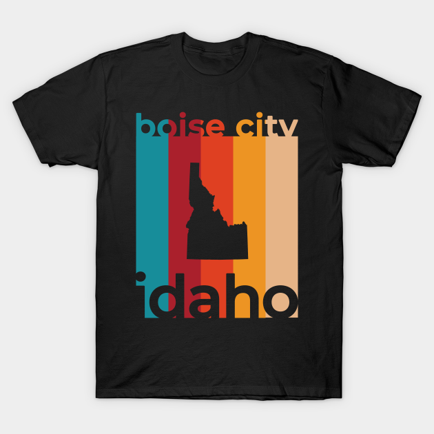 Discover Boise City Idaho Retro - Boise City - T-Shirt