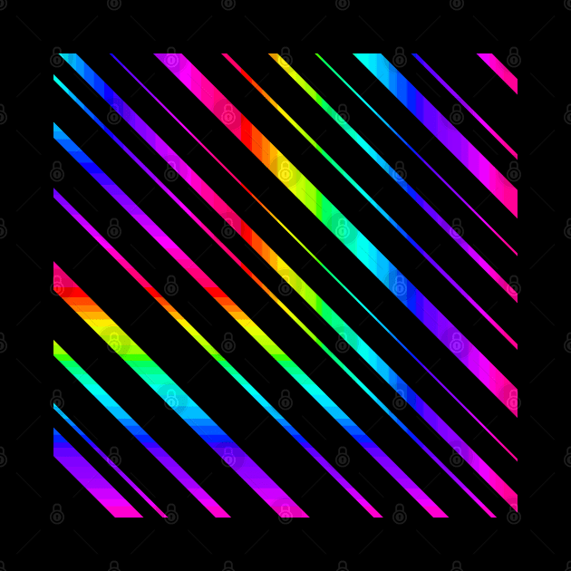 Rainbow stripes by MelanieJeyakkumar