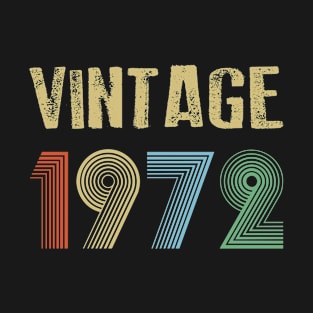 VINTAGE 1972 BIRTHDAY T-Shirt