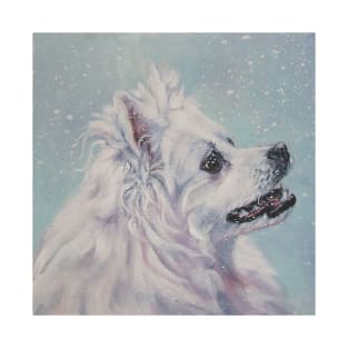 American Eskimo Dog Fine Art Painting T-Shirt