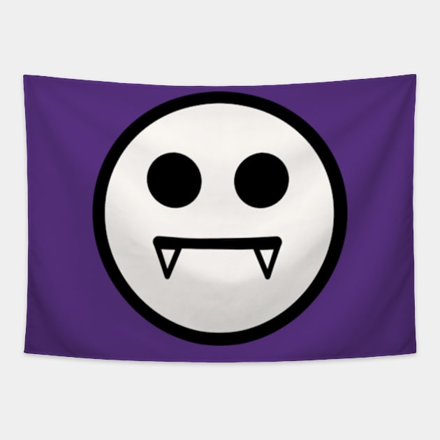 Cute Vampire Face Tapestry by JadedOddity