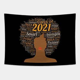 Class of 2021 Words in Afro Art Tapestry