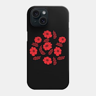 Red daisy Phone Case