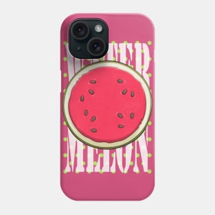 Watermelon Retro fruit Poster Phone Case