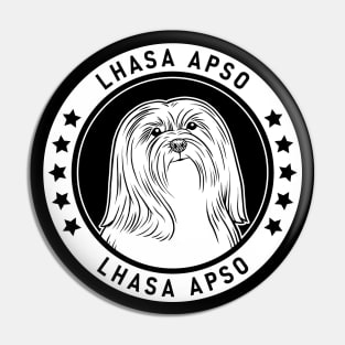 Lhasa Apso Fan Gift Pin