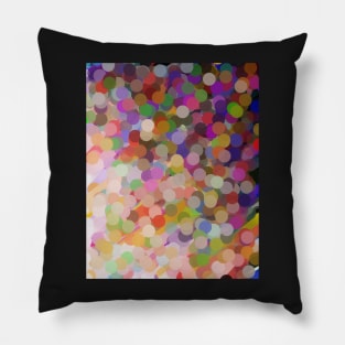 Abstract Art Colorful Dots Pillow