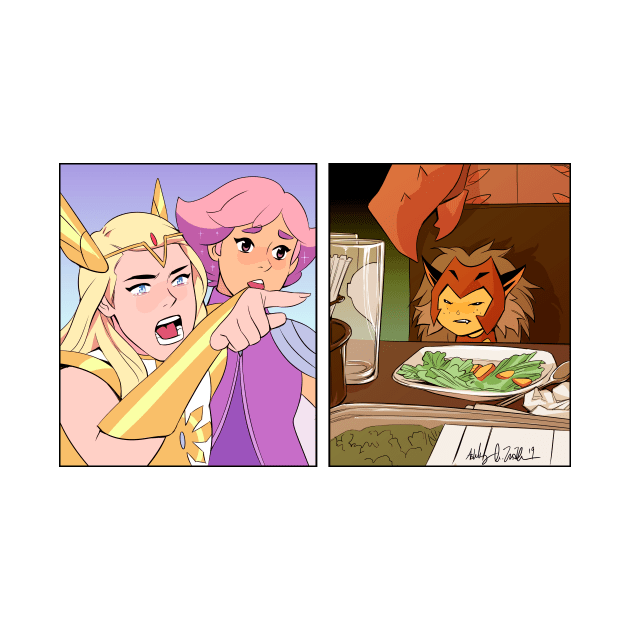 She-Ra Yelling At Catra Meme by ashleywitter