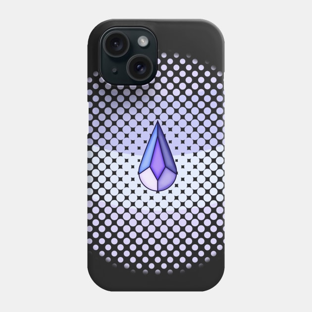 Holly Blue Agate Gem Phone Case by Blackmoonrose13