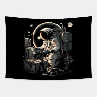 astronaut beatbox Tapestry