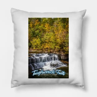 Taughannock Falls Tompkins County New York Pillow