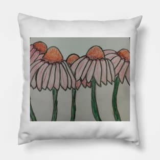 Cone flowers Pillow