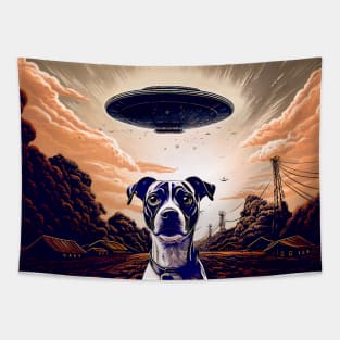 UFOs: My Dog Thinks UFOs Are Real Tapestry