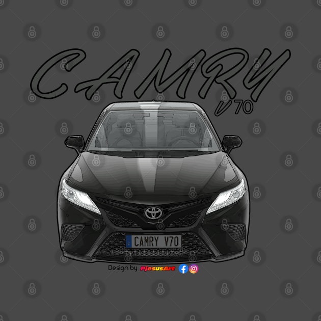 Toyota Camry V70 Black by PjesusArt