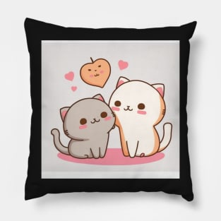 Mochi peach cat and Goma Pillow