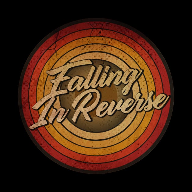 arjunthemaniac,circle retro faded Falling In Reverse by arjunthemaniac