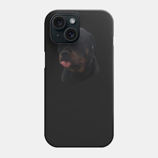 Rottweiler Pooch Tongue Phone Case