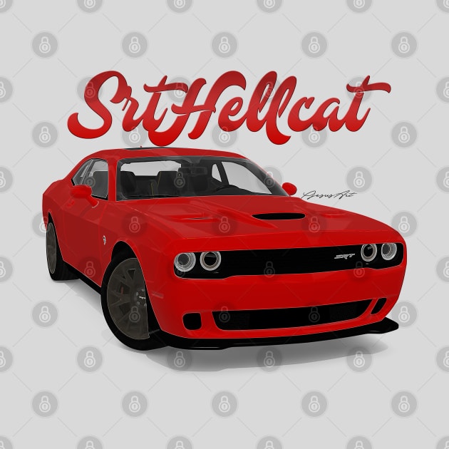 SRT HELLCAT Red Front by PjesusArt