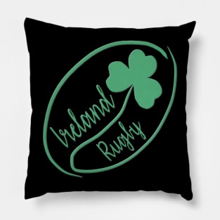 Ireland Rugby Ball Pillow