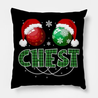 Funny Chest Nuts Couples Christmas Chestnuts Pillow
