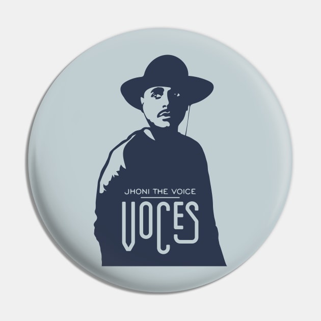 Jhoni The Voice "Voces" Album Tee Pin by jhonithevoice