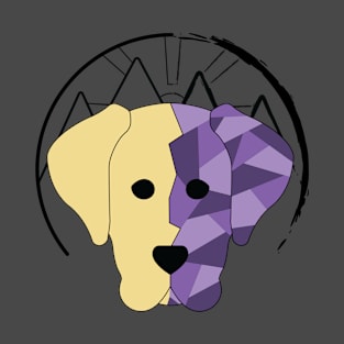 Geometric Yellow Lab T-Shirt