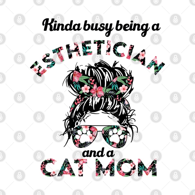 Esthetician cat mom funny gift . Perfect present for mother dad friend him or her by SerenityByAlex