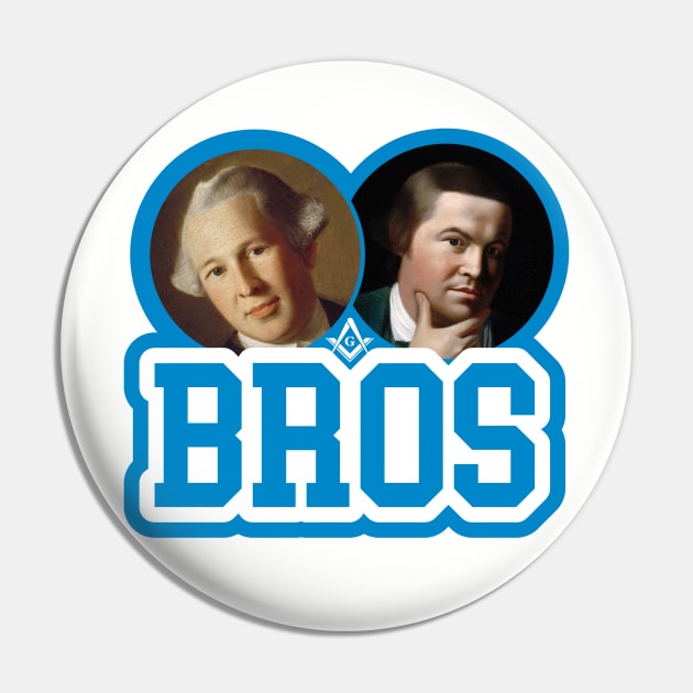 Bros before Redcoats Pin by Phantom Goods and Designs