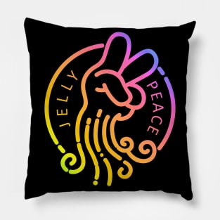 jelly peace kids Pillow