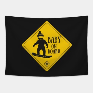 baby on board Tapestry