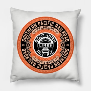 Southern Pacific Railroad (18XX Style) Pillow