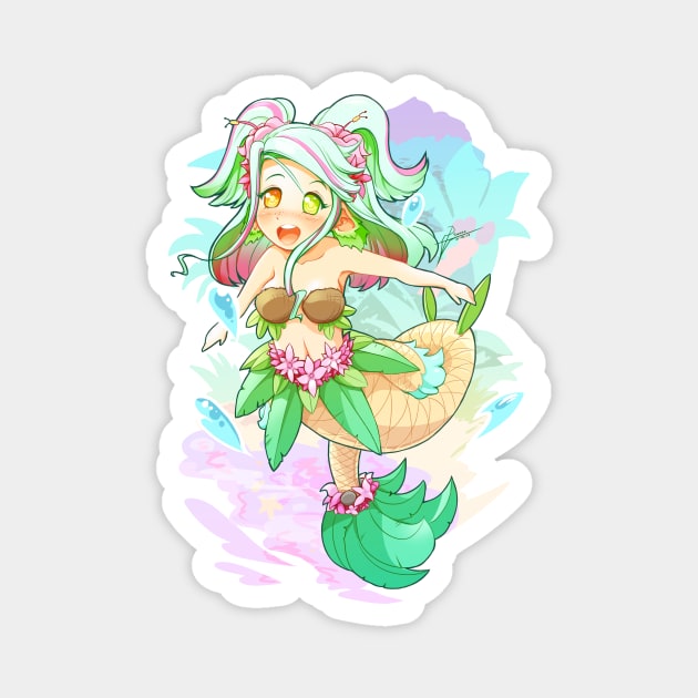 Mermay tropical Magnet by KawaiiDreamyPixie