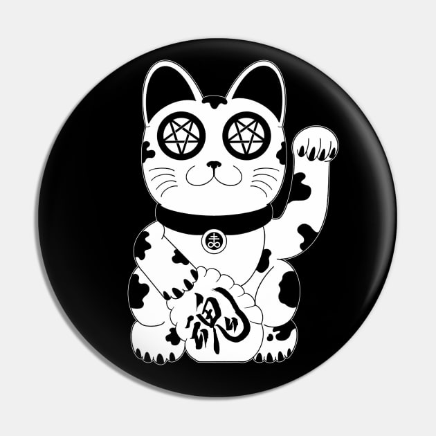 Penta Cat The Evil Twin Pin by Neko Night Market