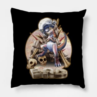 BAD TO THE BONE Pillow