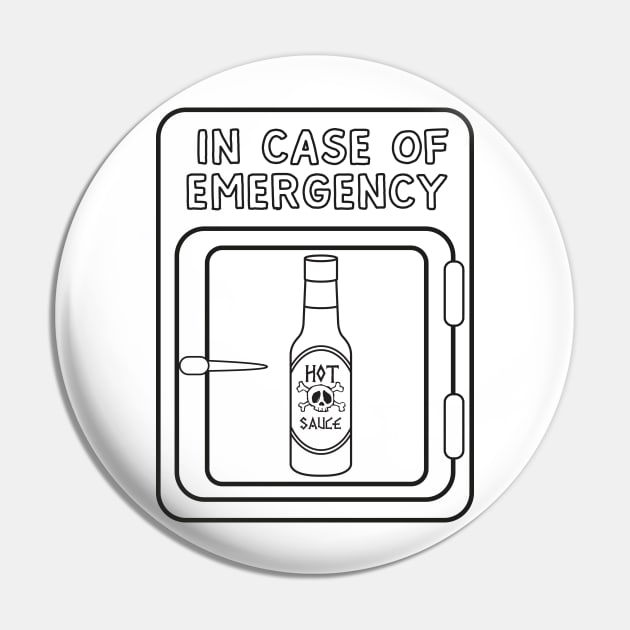 Emergency Hot Sauce Pin by Blister