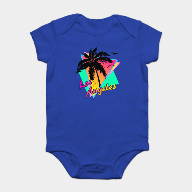 Los Angeles Cool 80s Sunset Los Angeles Body Bebe Teepublic Fr