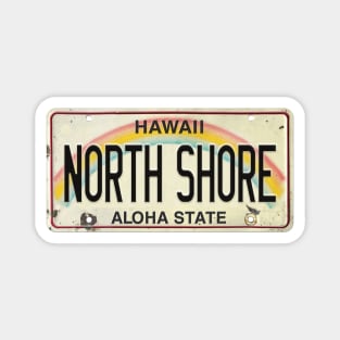 Vintage Hawaii License Plate NORTH SHORE Magnet