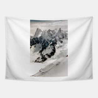 Chamonix Aiguille du Midi Mont Blanc Massif French Alps France Tapestry