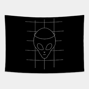 GRID DRAWING Alien Tapestry