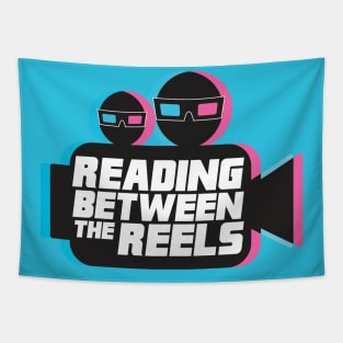 "Reading Between the Reels" Logo Tapestry