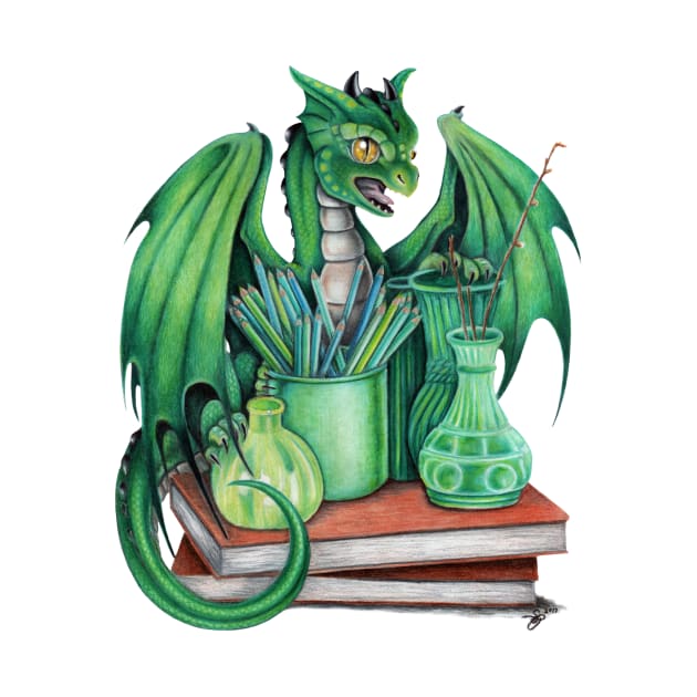 Artist's Pet Green Dragon by Sandra Staple