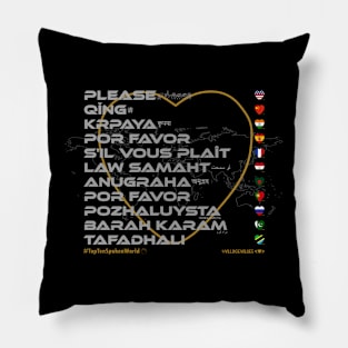 PLEASE: Say ¿Qué? Top Ten Spoken (World) Pillow