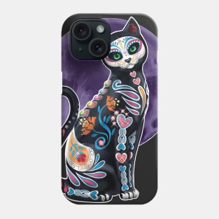 skull cat Phone Case