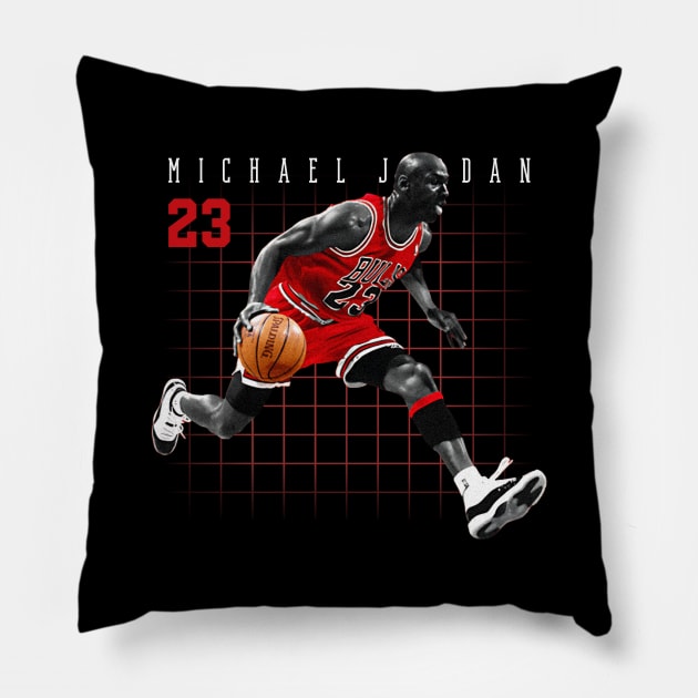 Michael Jordan 23 Pillow by capricorn