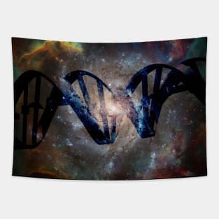 DNA strand in space Tapestry