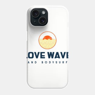 bodysurf sunset Phone Case