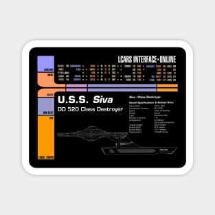 Computer Readout Showing U.S.S. Siva Destroyer Magnet