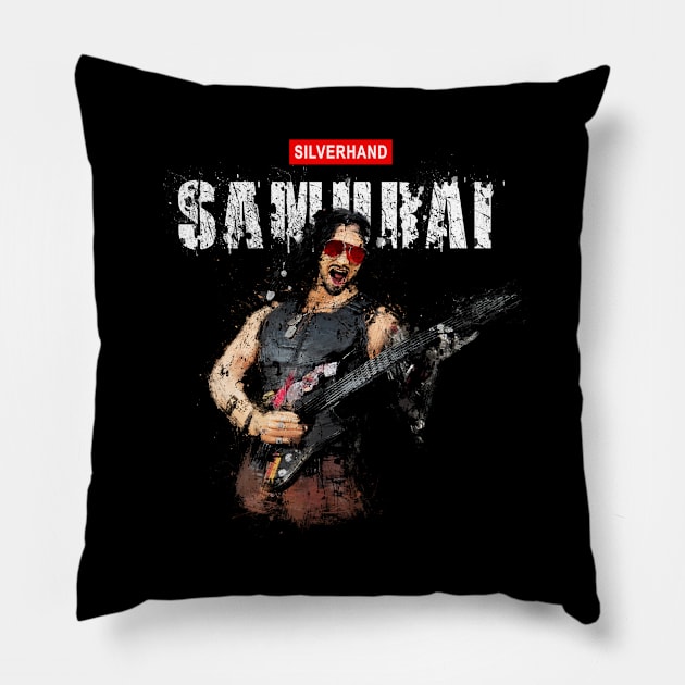 Samurai Pillow by sullyink