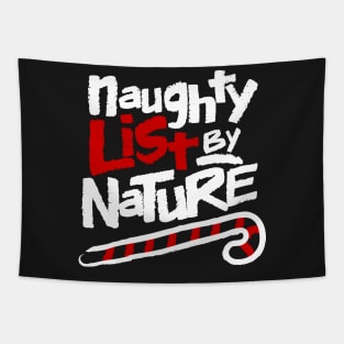 Naughty List By Nature Tapestry