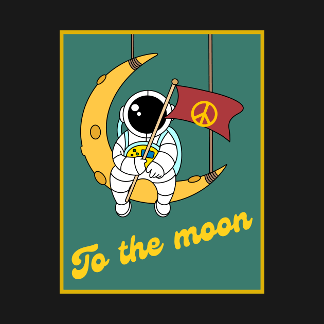 Astronaut - To the Moon by Bro Aesthetics