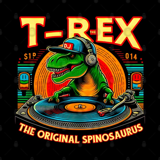 T-REX The Original Spinosaurus  funny  retro Quotes by T-shirt US